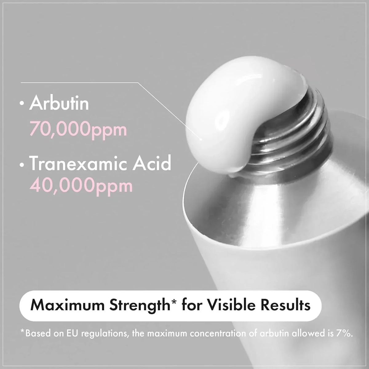 Arbutin 7% + Tranexamic Acid 4% Cream